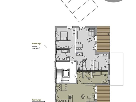 NEUBAU - kleine Wohnanlage in Hof/Krötenbruck - K6 Südresidenz - Wohnung 1. OG ca. 109 m²