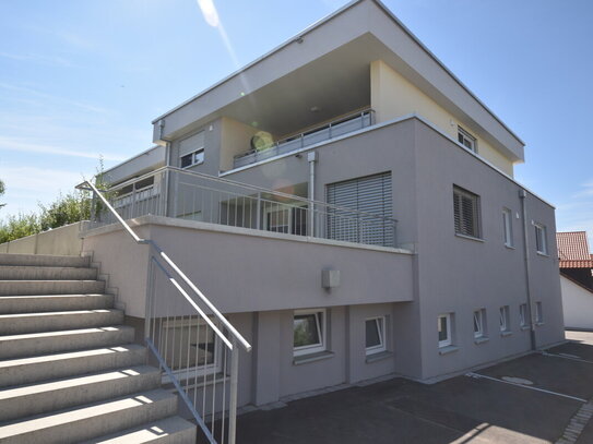 Barrierefreie 3,5-Zimmer-Neubauwohnung mit Gartenterrasse in Bergatreute in ruhiger Lage KfW 55