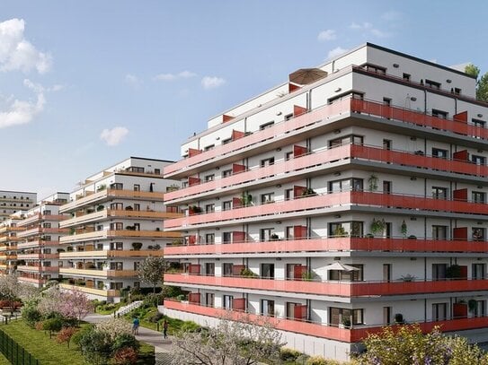 Ein positives Wohngefühl: 2 Zimmer-Wohnung mit Abstellraum und Balkon