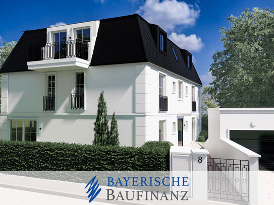 . KLASSE MEHRFAMILIENHAUS MIT 8 WOHNUNGEN UND TG . NEUBAU . TOP-LAGE IM RUHIGEN GRÜNEN SOLLN .