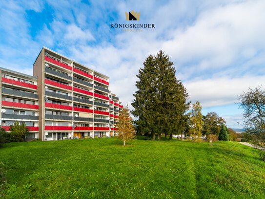 Gemütliche 1-Zimmer-Wohnung mit Balkon und Aussicht in Starzach