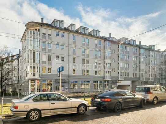 Ideal geschnittene 1-Zimmer-Wohnung mit Tiefgaragenstellplatz in idealer Lage von München