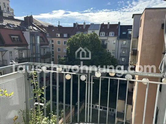 [TAUSCHWOHNUNG] Zentral gelegene 1,5 Zimmer Wohnung mit Balkon