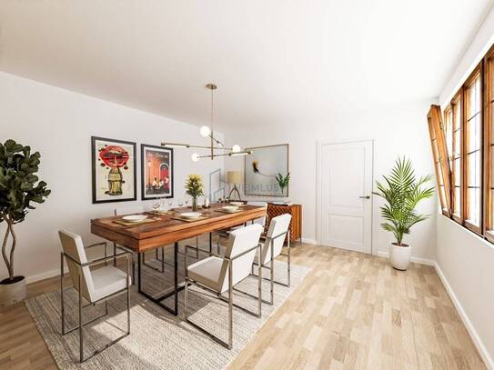 Große Wohnung mit Stellplatz in der Altstadt
