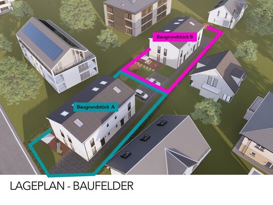 Ohne Makler - Attraktives Baugrundstück für großzügiges Doppelhaus