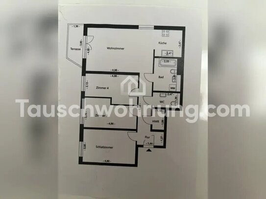 [TAUSCHWOHNUNG] 4 Zimmer Wohnung mit einer Terrasse