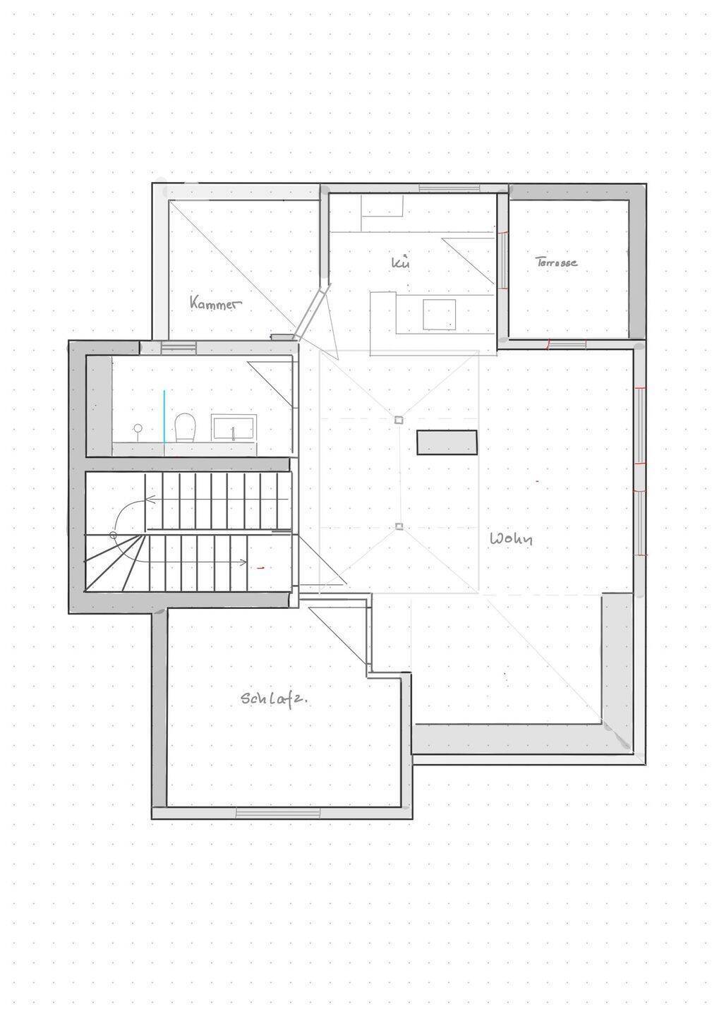 Penthouse mit Terrasse nund Garten im Grünen - Foto 1