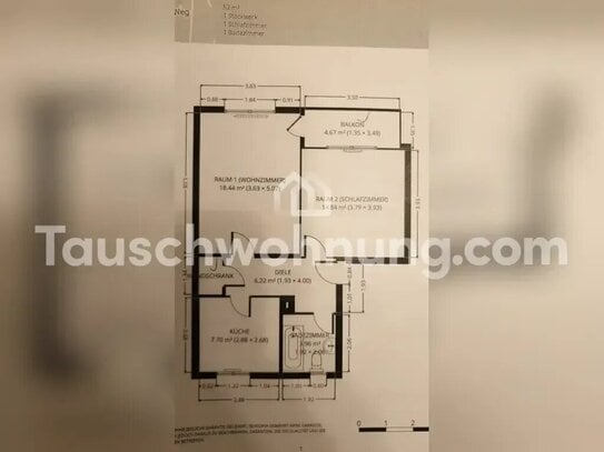 [TAUSCHWOHNUNG] Schöne, ruhige 2-Zimmer-Wohnung im grünen Hakenfelde