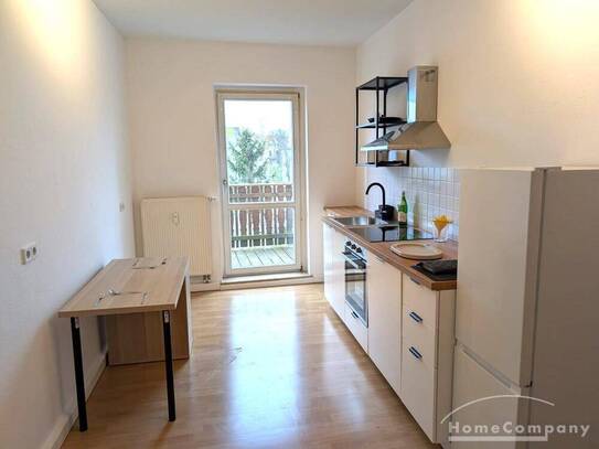 Möbliert/Furnished 2-Zimmer Wohnung mit Balkon in Leipzig 4 Personen
