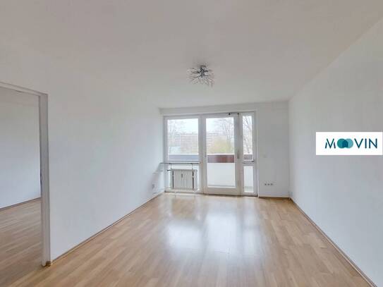 Renovierte 2-Zimmer-Wohnung in Nürnberg-Langwasser mit Balkon und Badewanne