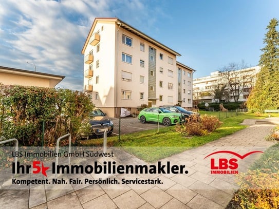 Gut gelegene 3-Zimmer-Wohnung mit großem Balkon, Keller, Speicher und Außenstellplatz!