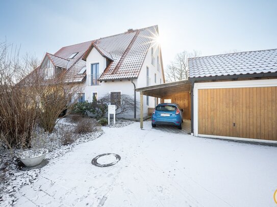 A U F R E C H T °MEHRGENERATIONENWOHNEN° stilvolle Doppelhaushälfte mit traumhaftem Garten