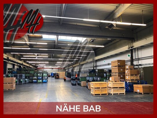 KEINE PROVISION - Lager-/Produktion (4.000 m²) & Büro (200-400 m²) zu vermieten