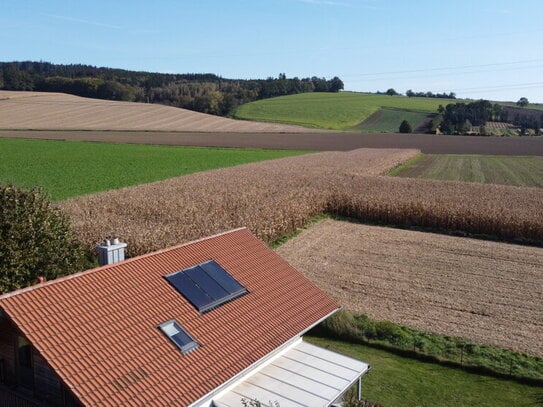 DIPL.-Immowirt MAIER !! Traumhaftes-neuwertiges Sonnleitner-Holzhaus in ruhiger Randlage mit Blick!!