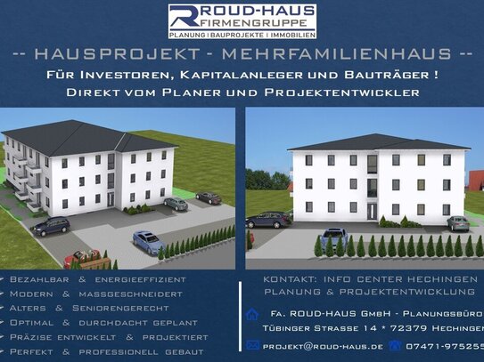 + EXKLUSIVES MEHRFAMILIENHAUS-PROJEKT! +