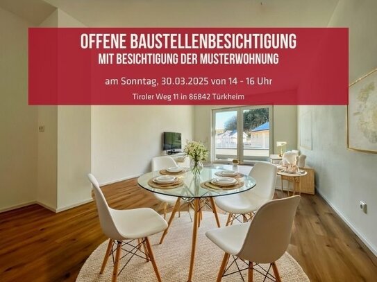 Clevere Investition in Ihre Zukunft: 2-Zimmer-Wohnung im Betreuten Wohnen mit Süd-West-Ausrichtung