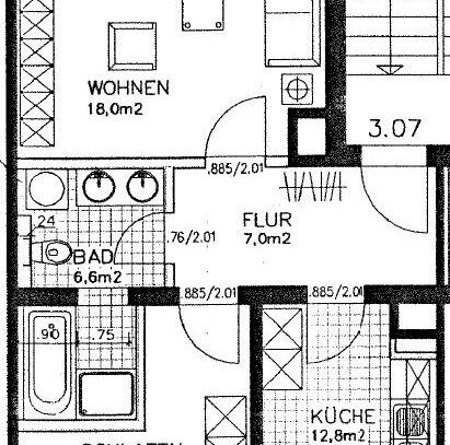 Vermietete 2-Zimmerwohnung mit Balkon in Stötteritz direkt vom Eigentümer!