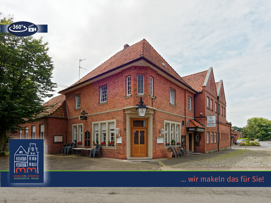 Ein Juwel im Herzen von Milte: Charmantes Hotel Biedendieck mit modernem Wohnhaus