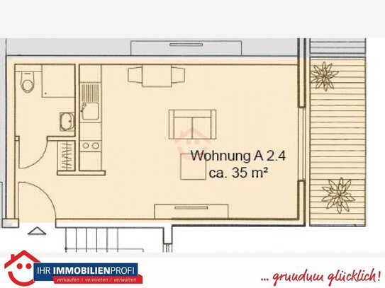 1- Zimmerapartment in Gießen-Kleinlinden!