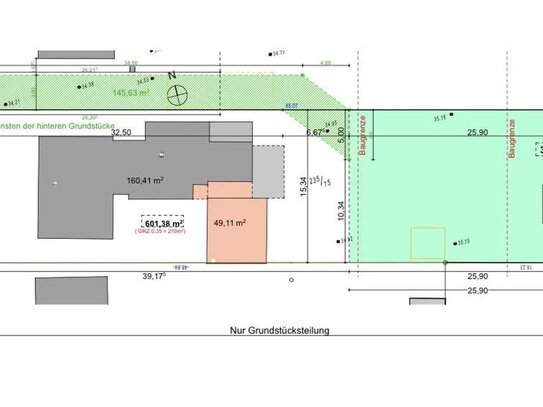 Grundstück in Barsbüttel inkl. Erschließung von Privat / ruhige Lage 2. Reihe / B-Plan Einzelhaus