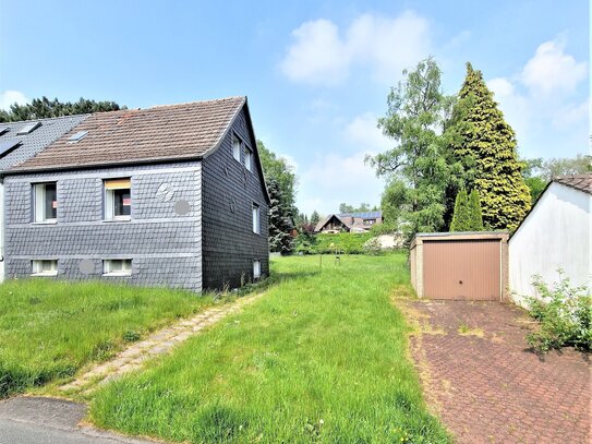 IMWRC – Entkerntes Schieferhaus in grüner Lage von Ronsdorf - mit Baugrundstück!