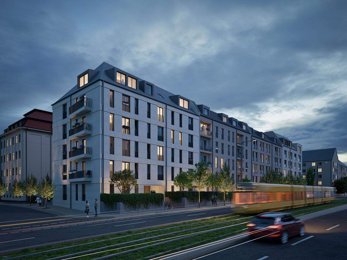 Geräumige 2-Zimmer-Wohnung in Dresden - Friedrichstadt - FröbelHöfe - 8.0.1.