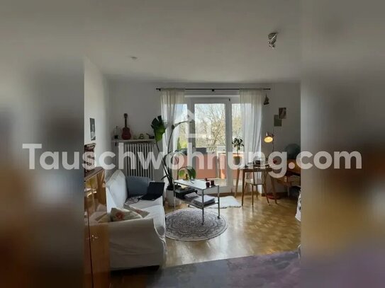 [TAUSCHWOHNUNG] Helle, freundl. 2 Zi-Whg + Balkon abzg. / suche helle 1-2 Zi