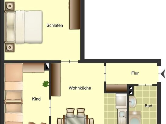 Demnächst frei! 3-Zimmer-Wohnung in Düsseldorf Hassels