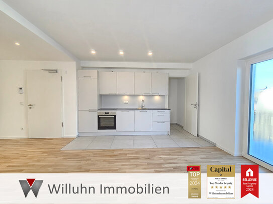 *Neubau* Attraktive 3-Zimmer Wohnung mit großen Balkon I Einbauküche I Fußbodenheizung