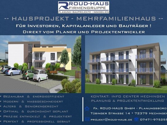 + EXKLUSIVES MEHRFAMILIENHAUS-PROJEKT! +