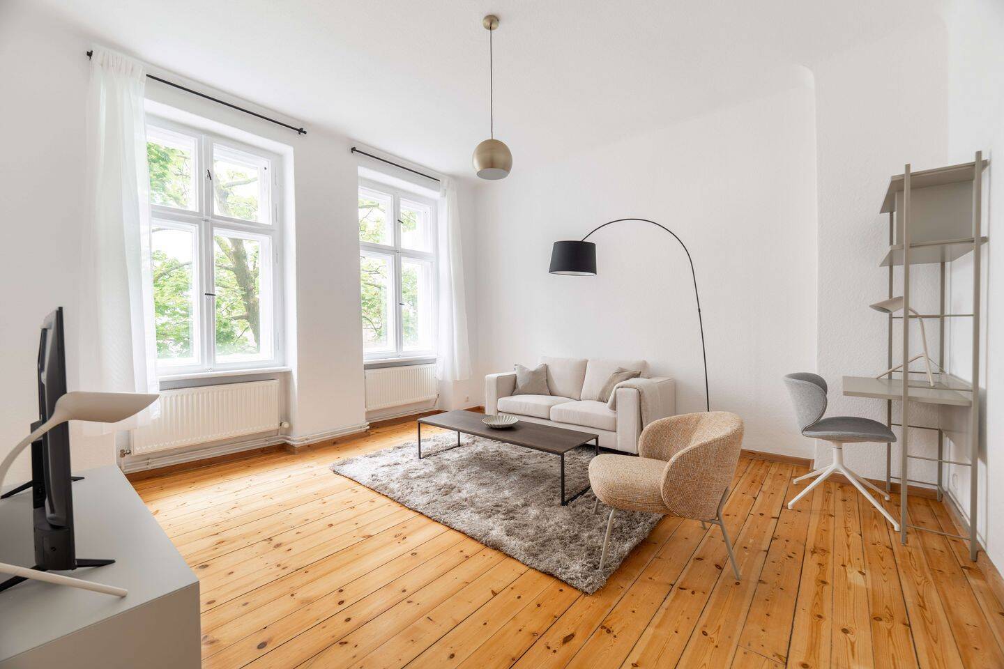 Wunderschöne 2-Zimmer-Wohnung in Friedrichshain - voll möbliert - Photo 1