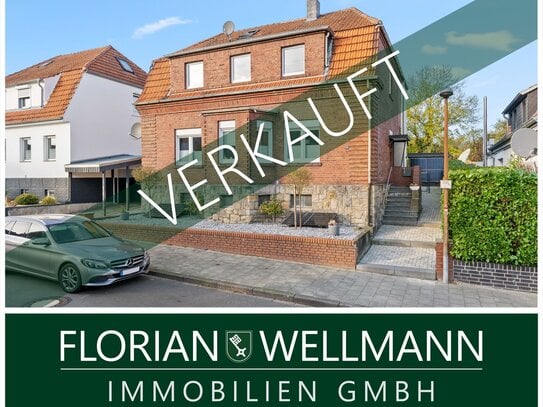 Rheine - Stadtberg | Ein- / Zweifamilienhaus mit gepflegtem Erscheinungsbild, Vollkeller und Garage in verkehrsberuhigt…