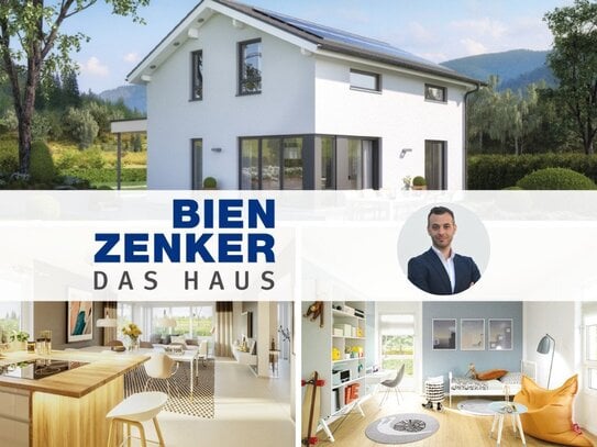 Nachhaltiges Bauen mit Bien-Zenker - Baugrundstück mit Neubau im Kraichtal