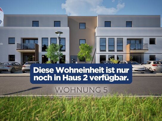 Neubauprojekt von 20 Eigentumswohnungen: "Nachhaltiges Wohnen" in Saarburg - Wohnung 5 im OG / HS. 1