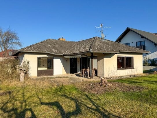 Familienparadies: Bungalow mit weitläufigem Garten zum Spielen & Entspannen