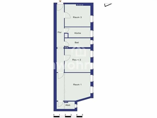 [TAUSCHWOHNUNG] 3,5 zimmer frish renovierter Altbau