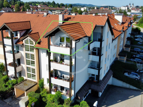 Modernisierte 2-Zimmer-Wohnung mit Tiefgaragenstellplatz