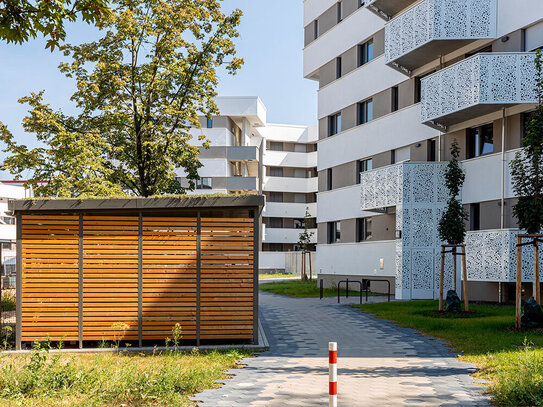 BALKONWOHNUNG nahe Uni-Klinikum | Neubau | Smart-Home | Aufzug & TG | Energielevel A+ mit Wärmepumpe