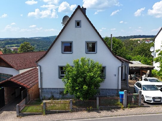 Freistehendes Einfamilienhaus mit kleinem Garten in Lützelbach zu verkaufen!