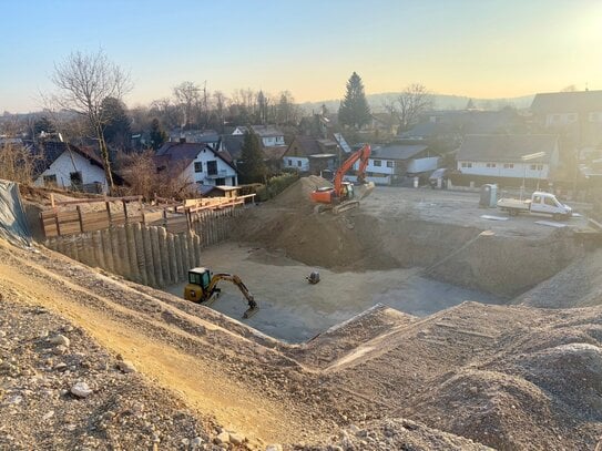 BAUBEGINN ERFOLGT - Neubau einer Doppelhaushälfte in Energieeffizienzhaus 40 Bauweise