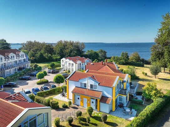 Ferienapartment - das Salzhaff im Blick