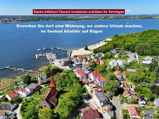 3 Zi. Wohnung mit Süd-Terrasse u. Balkon - Insel Rügen - Als Kapitalanlage oder Eigenbedarf!