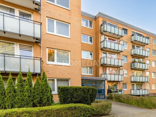 Charmante 3-Zimmer-Etagenwohnung mit Südwest-Balkon in begehrter Lage von Halstenbek