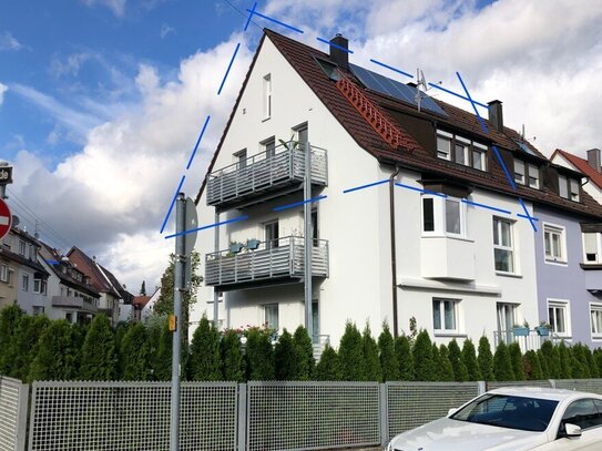 4-Zim. Maisonette-Wohnung | Balkon | Bad Cannstatt | Tageslichtbad | Neu Saniert