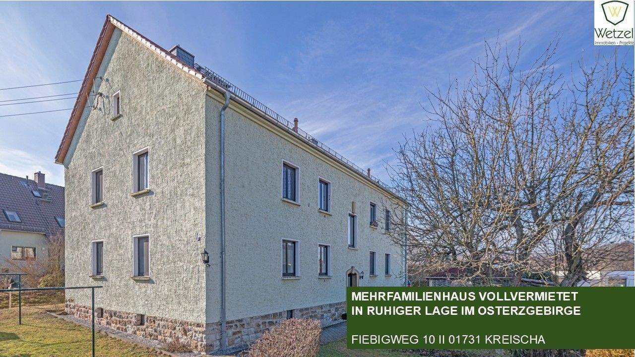 Immobilie in Kreischa - MFH mit vier WEs in ruhiger Lage von Kreischa + vollvermietet + saniert + + + + - Bild 0