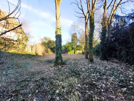 Unbebautes Traumgrundstück am Schloßpark Benrath