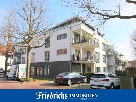 Neuwertige Komfort-Obergeschosswohnung mit überdachtem Balkon u. Garage in Bad Zwischenahn/Zentrum