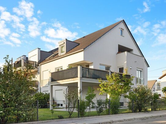 Moderne 4-Zimmer-Wohnung mit großem Süd-West-Balkon in ruhiger Lage von Kissing