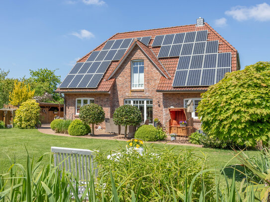 Modernes Friesenhaus in Oldenswort