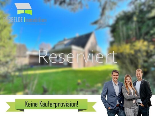 RESERVIERT Apen: Haus in ruhiger Sackgassenlage mit großem und grünem Garten!